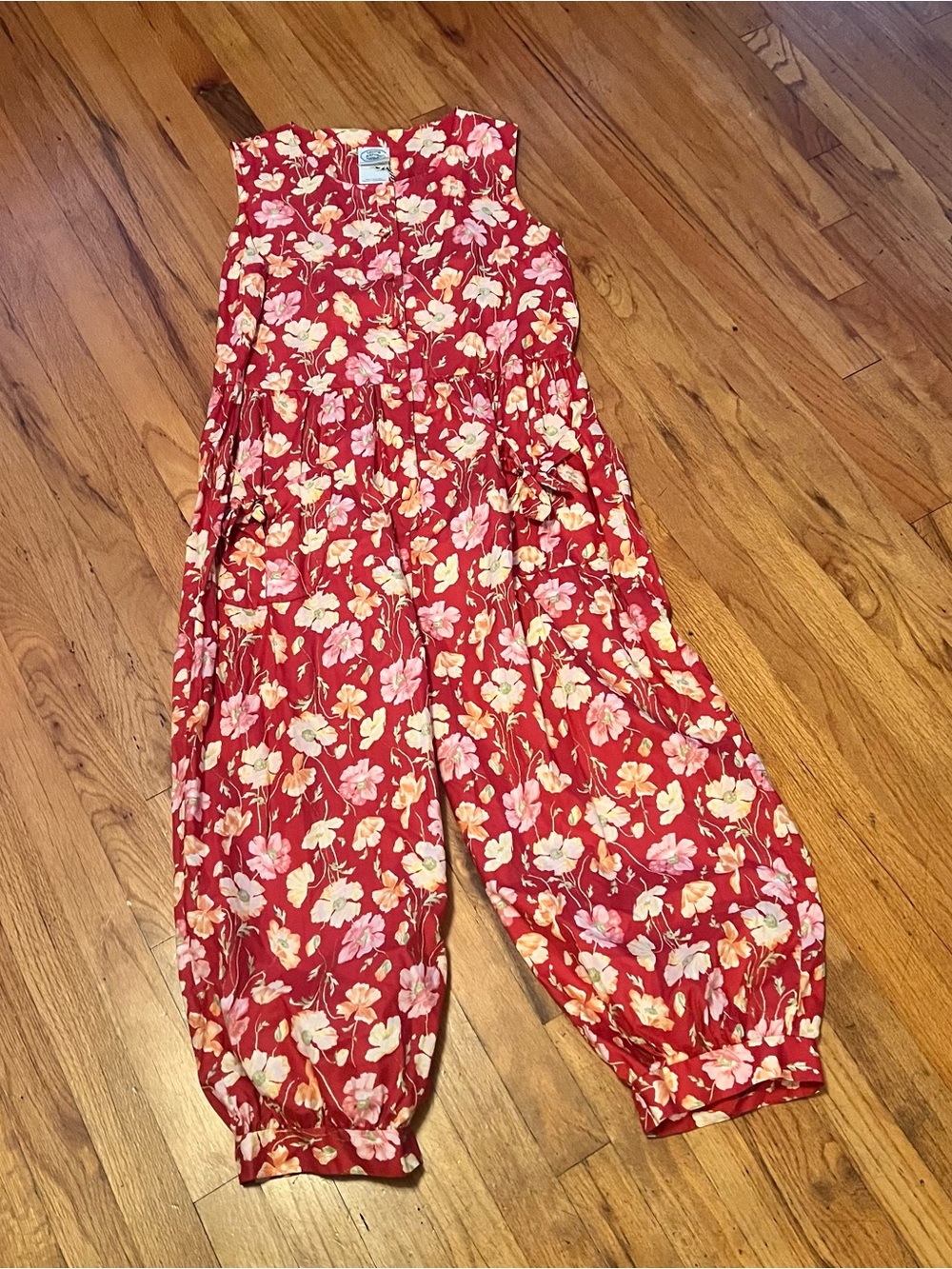Vintage Laura Ashley Floral Jumpsuit